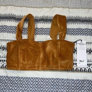 ALO Yoga Brown Sports Bra